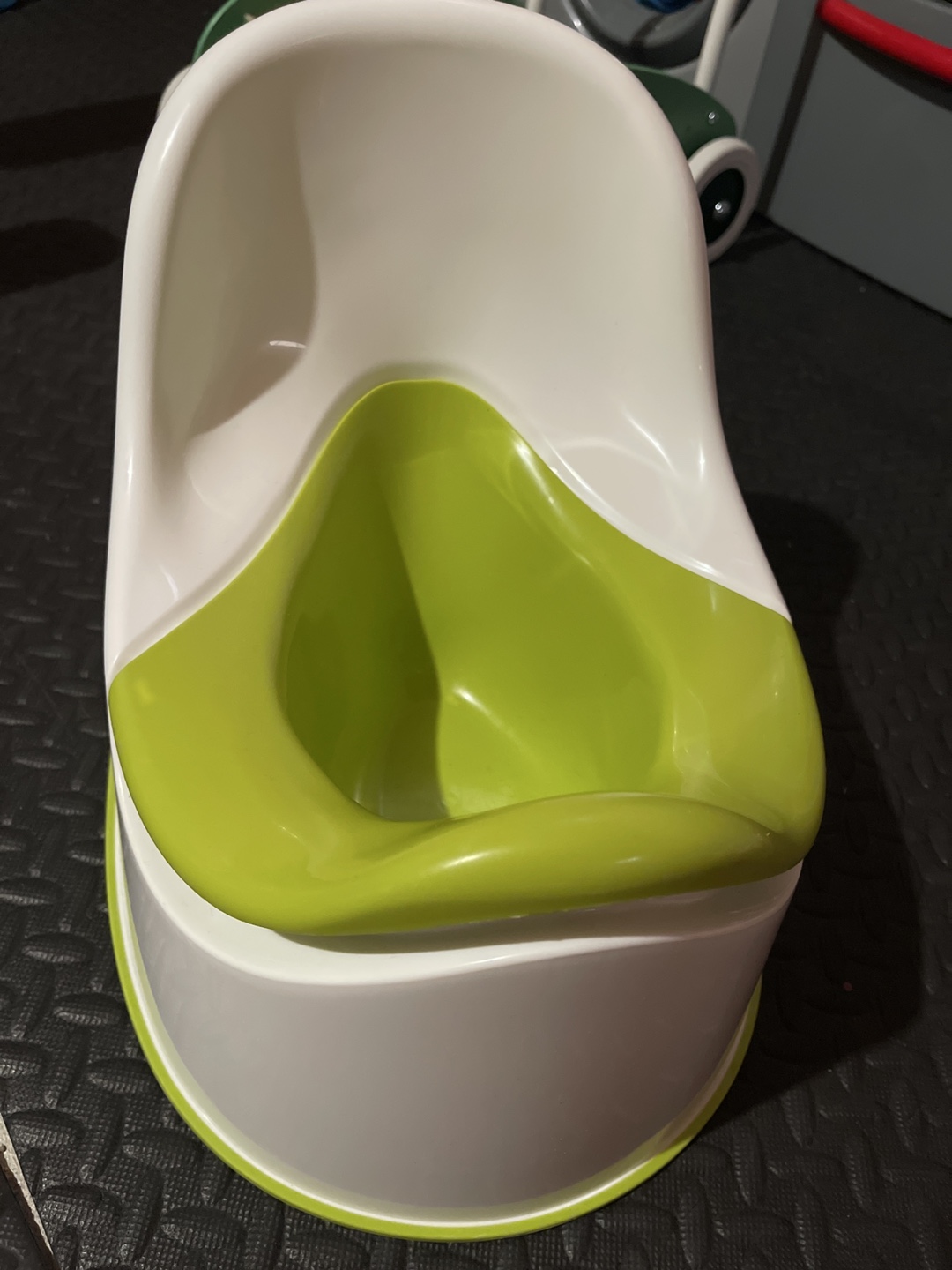 Potty Training Seat - Green and White