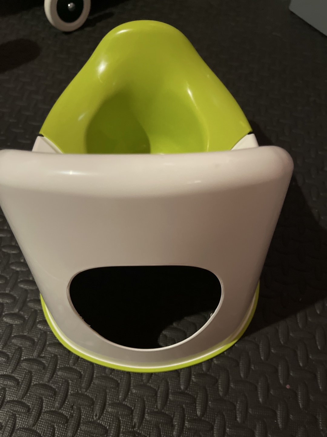 Potty Training Seat - Green and White - photo 3
