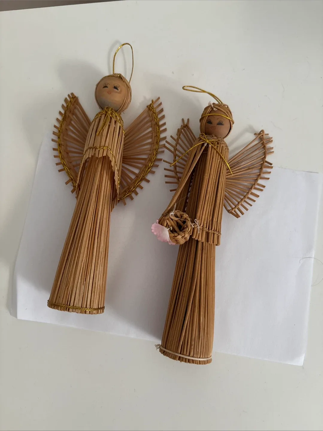 Pair of Angel Christmas Ornaments image indicator(2)