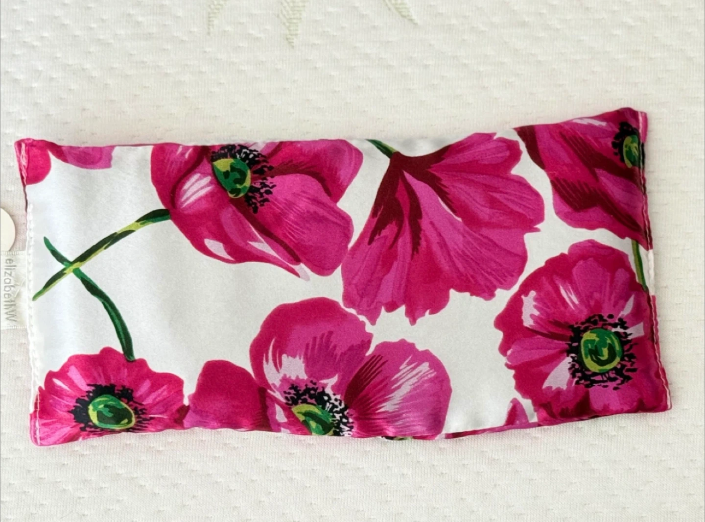 New - elizabethW Lavender Filled Eye Pillow - Floral