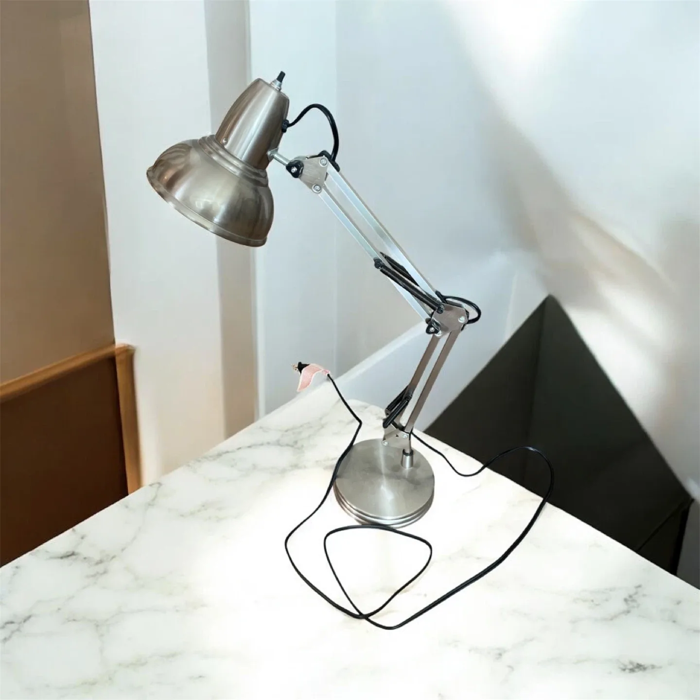 Adjustable swing-arm PIXAR Silver Desk Lamp thumbnail