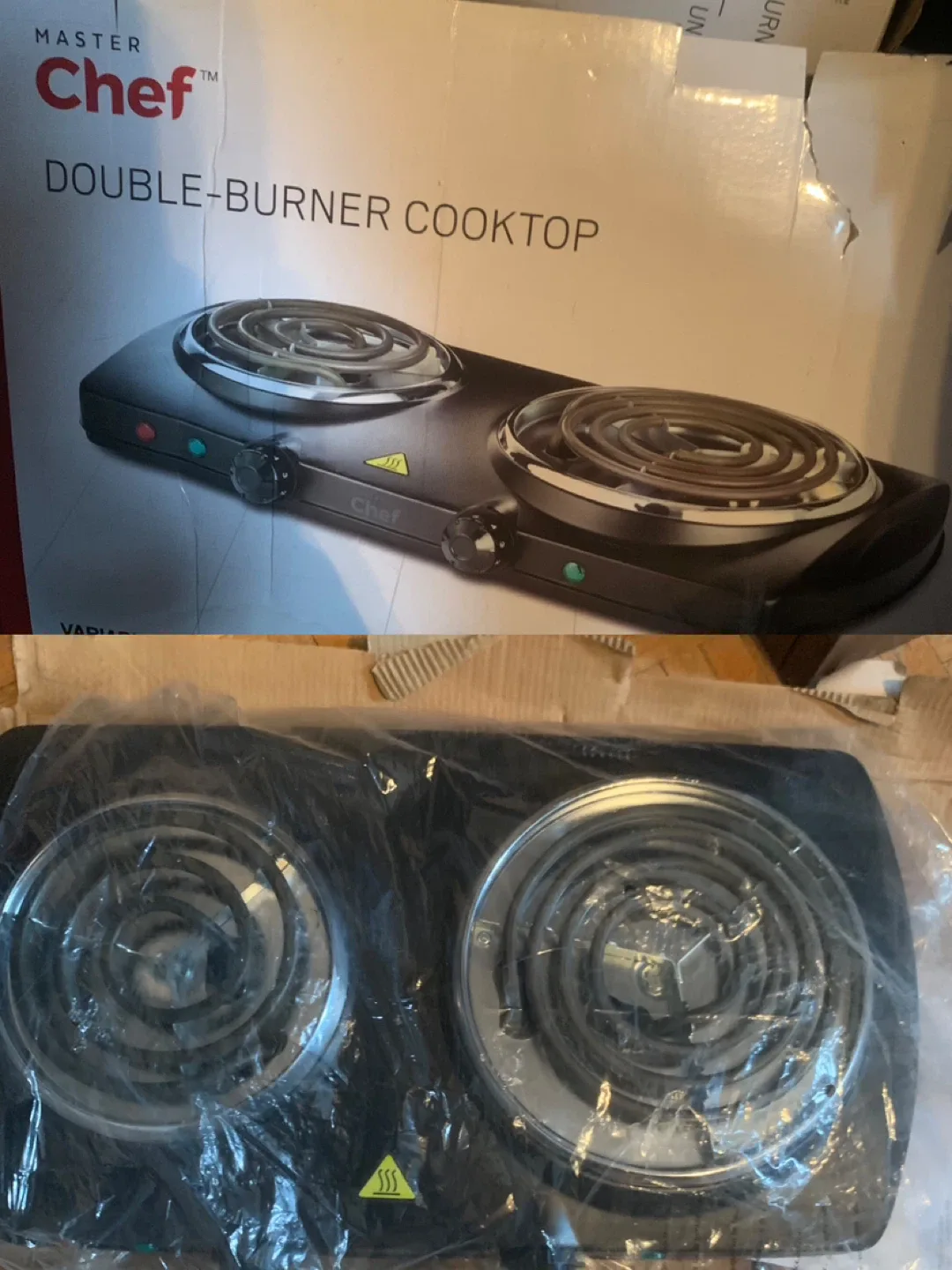 TODAY ONLY! $25 Master Chef Double-Burner, $15 Single Burner image indicator(4)