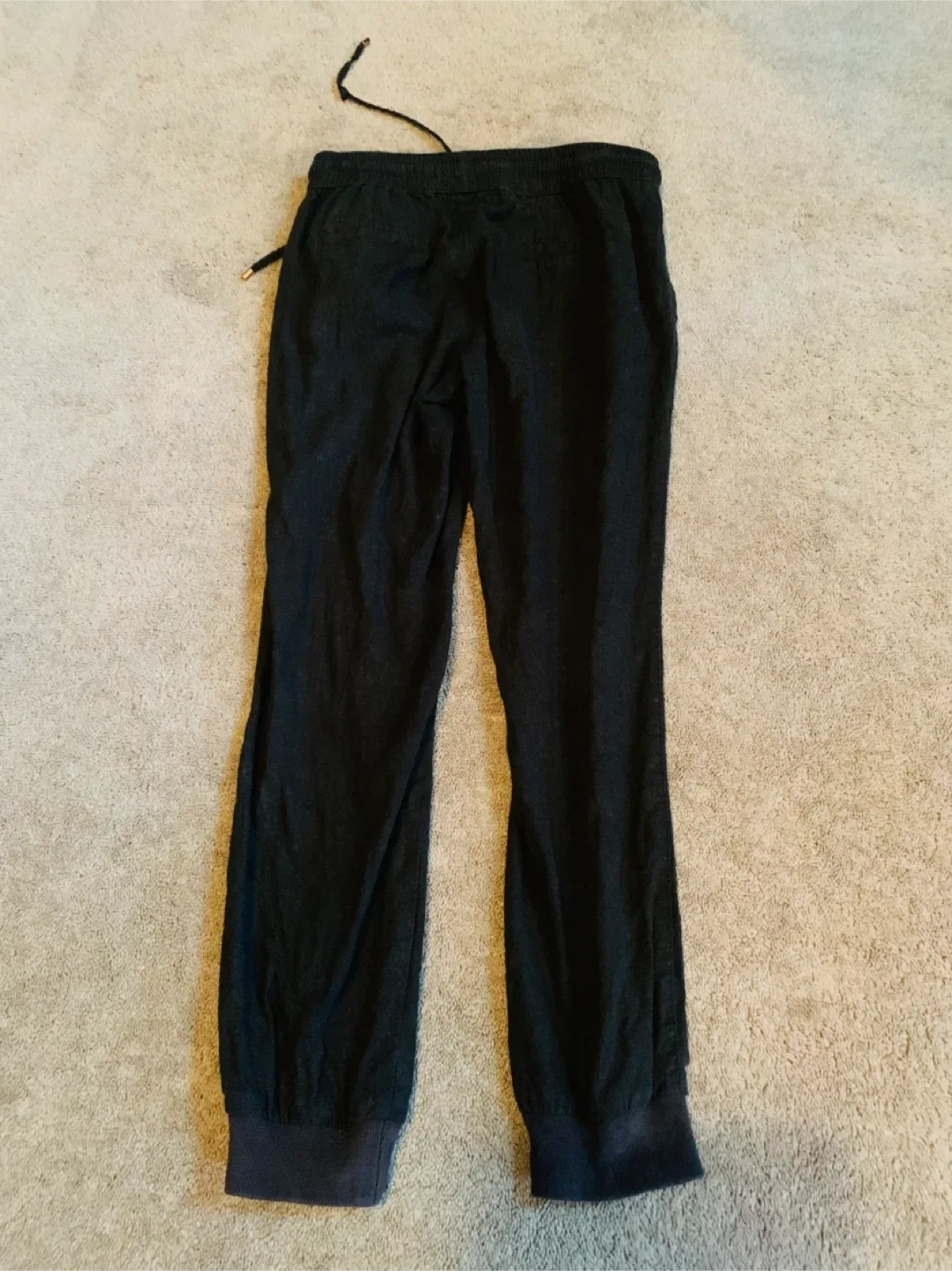Women Black Jogger style casual pants image indicator(2)