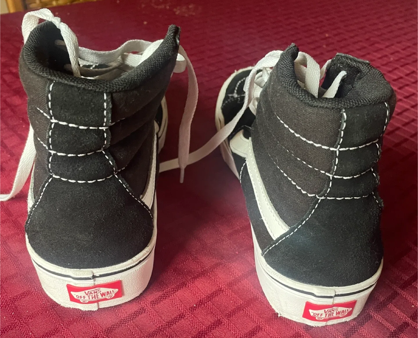 Vans Sk8-Hi Black/White - US Men's 9 / Women's 10.5 image indicator(2)