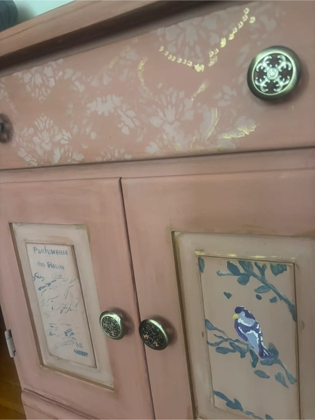 Painted Accent Cabinet with Drawer image indicator(5)