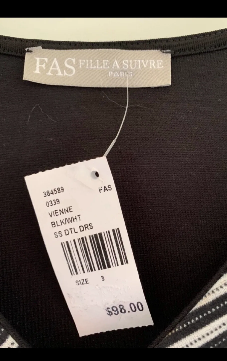 NEW Women Dress Suit (Black and White) image indicator(3)