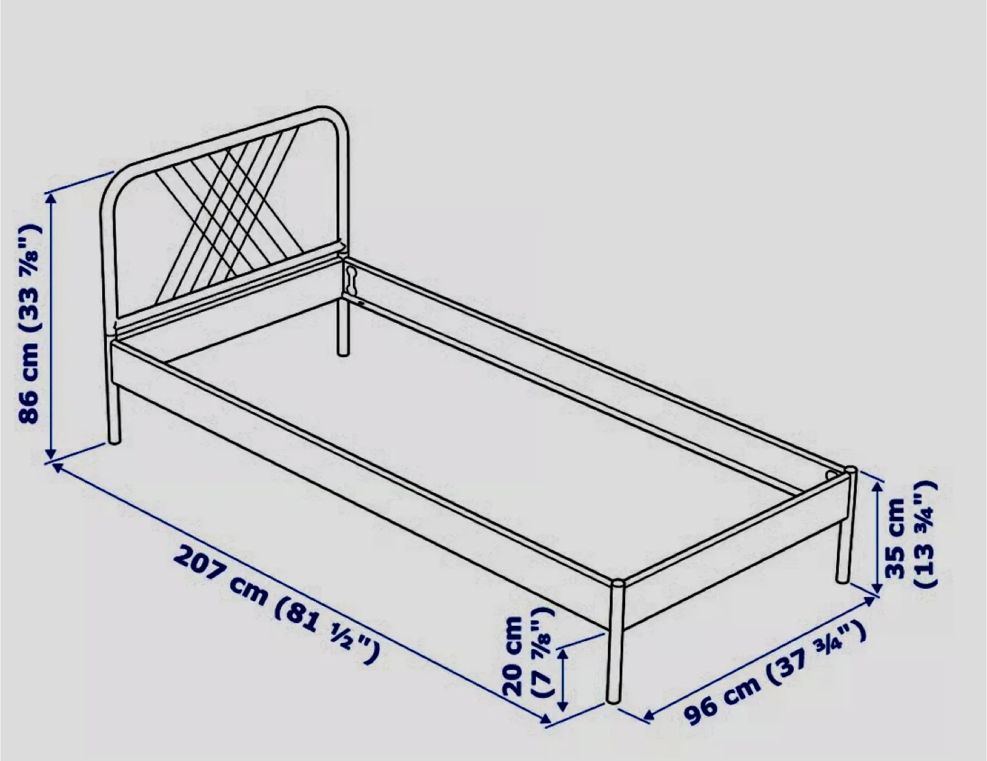 2 Ikea Bed Frames - White image indicator(3)