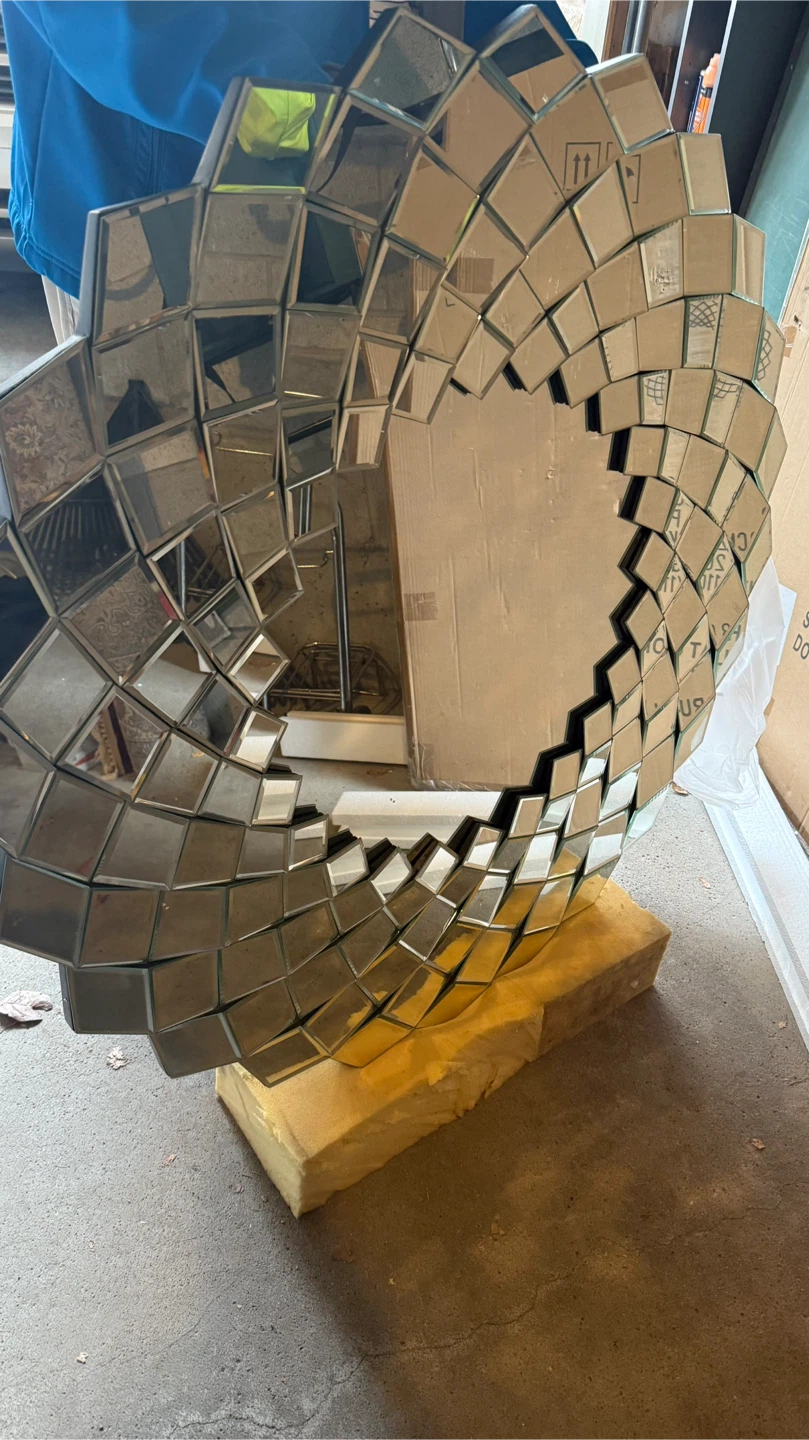 Round Decorative Mirror 100x100 cm