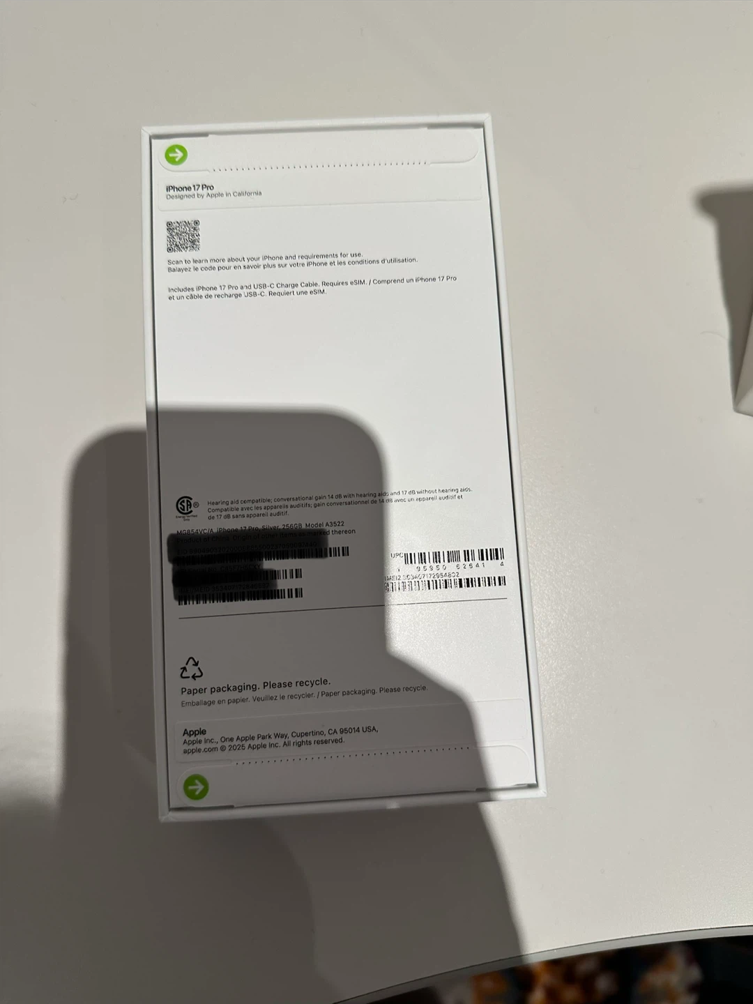 New iPhone 17 Pro - Silver - photo 3