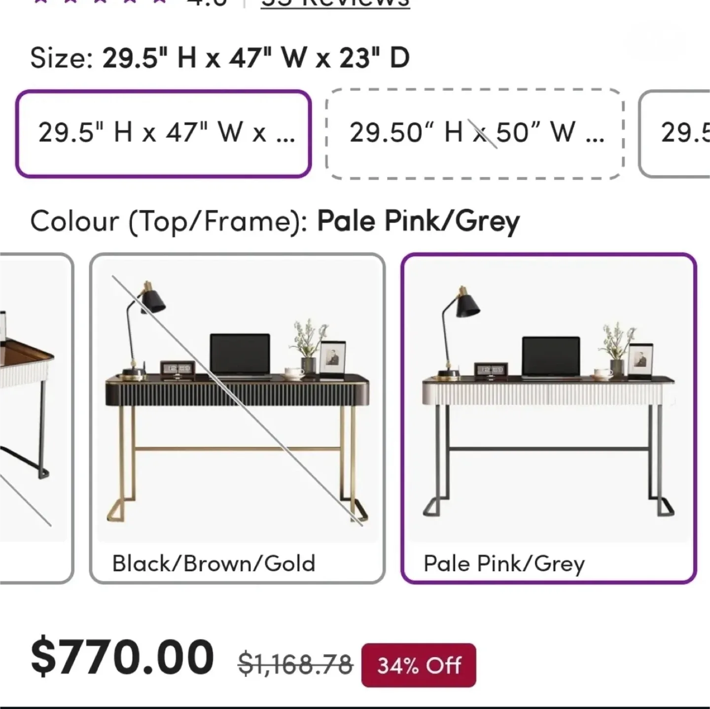 Modern Vanity Desk with Glass Top & Storage image indicator(7)
