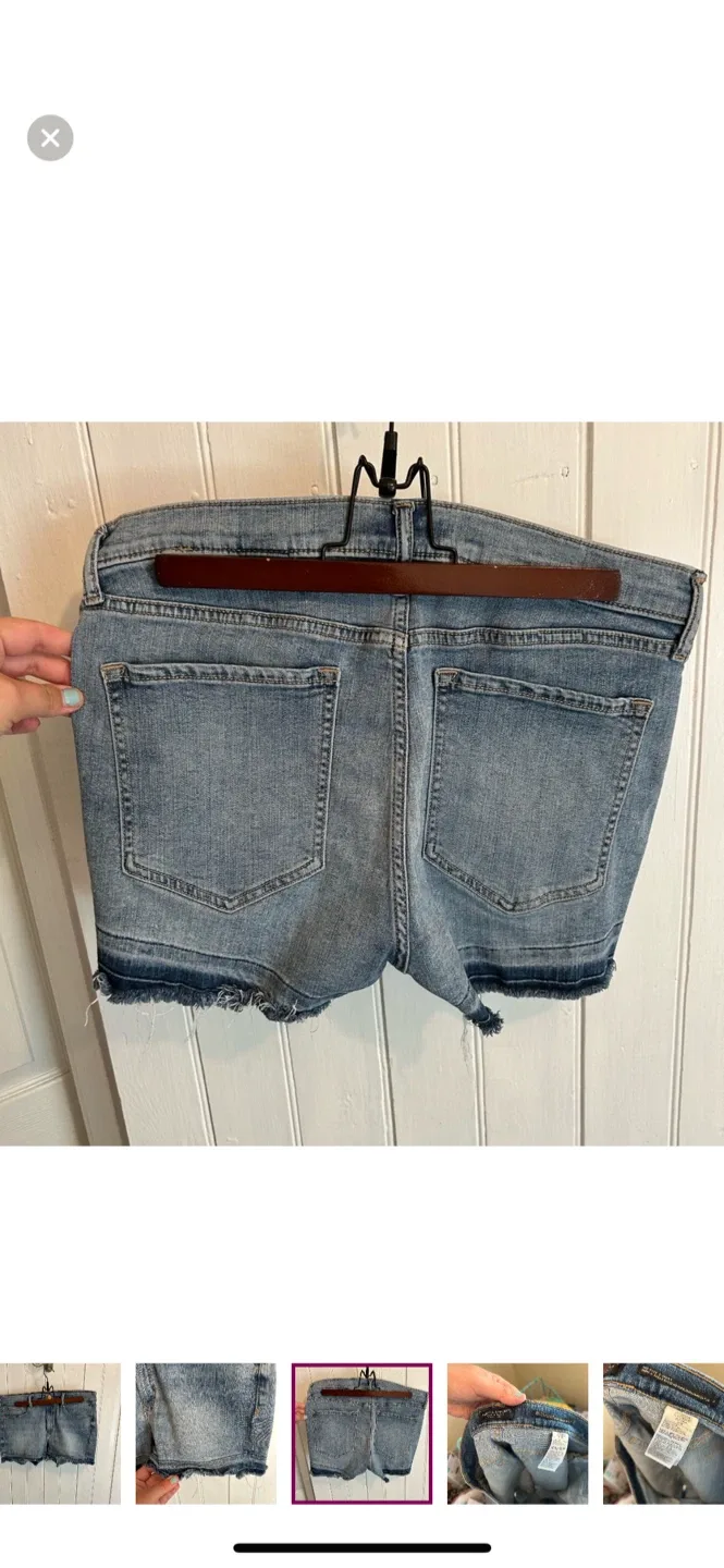 Banana Republic Denim Cutoff Shorts - Size 31 image indicator(3)