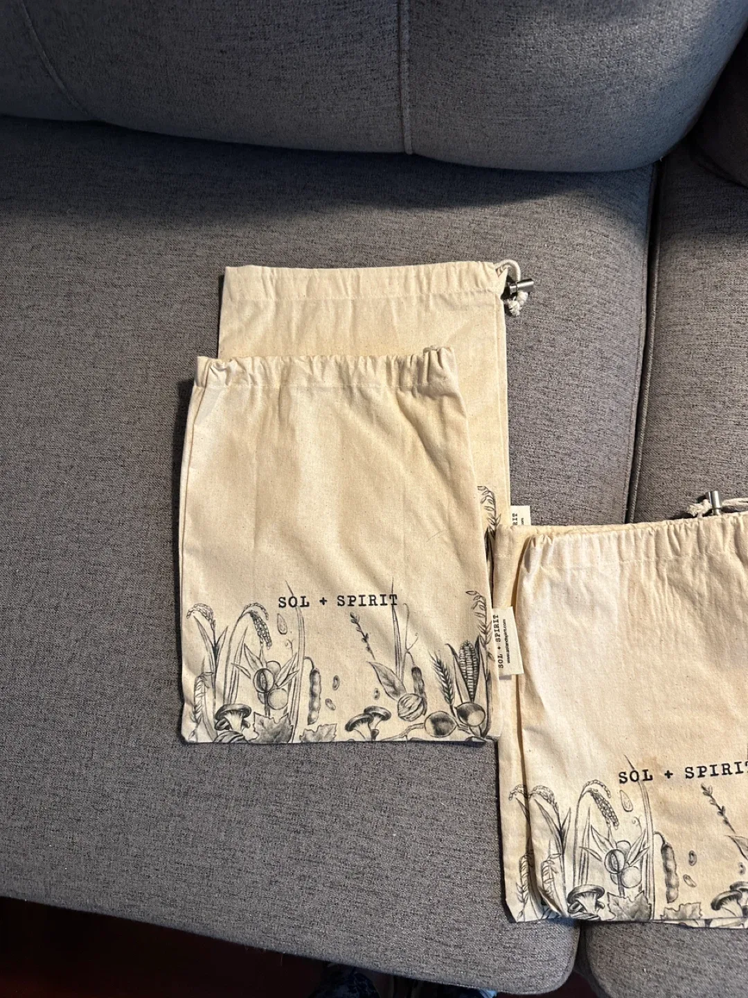 Sol + Spirit Reusable Produce Bags (Set of 3) image indicator(2)