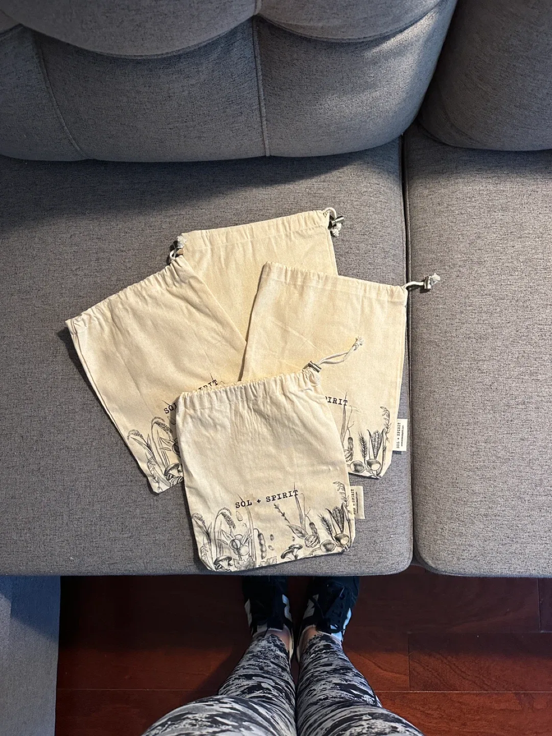 Sol + Spirit Reusable Produce Bags (Set of 3) thumbnail