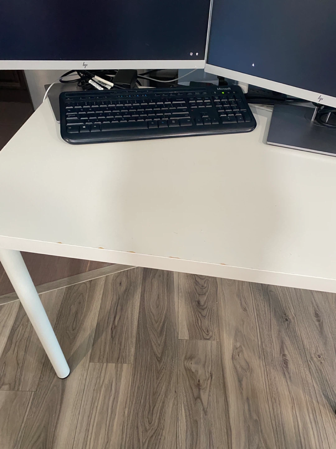 IKEA White Desk, 39x23 inches - photo 4