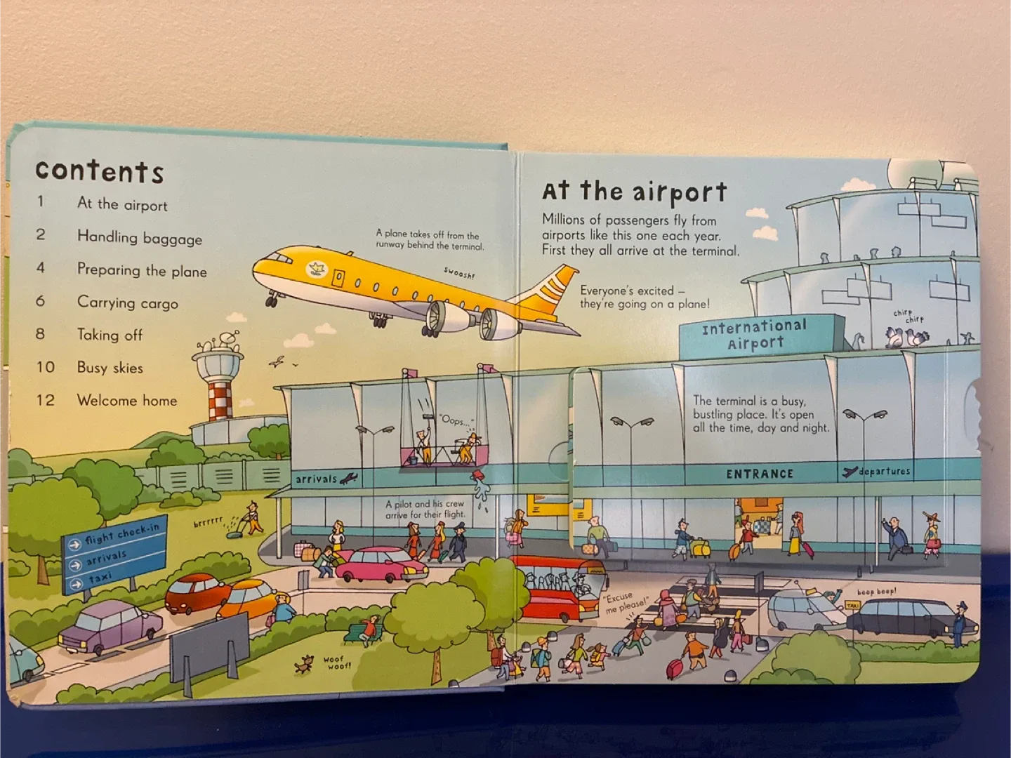 Usborne Look Inside an Airport Book image indicator(2)