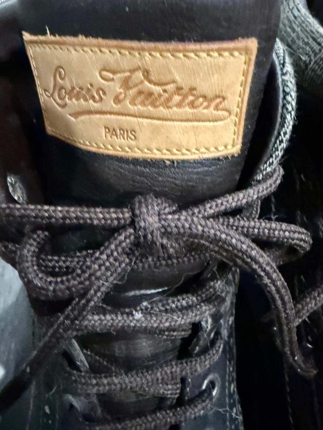 Louis Vuitton Brown Leather Ankle Boots size 7.5 image indicator(2)