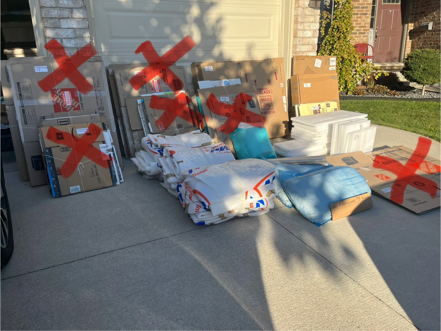 Large TV boxes & Bubble Wrap - photo 2