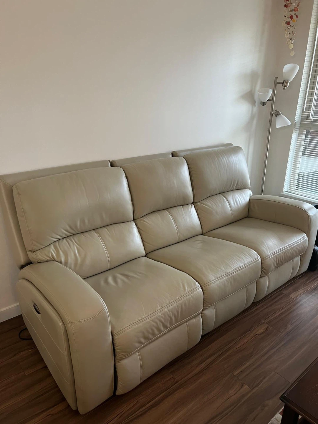 OKIN Premium Quality Leather Reclining Sofa - photo 4
