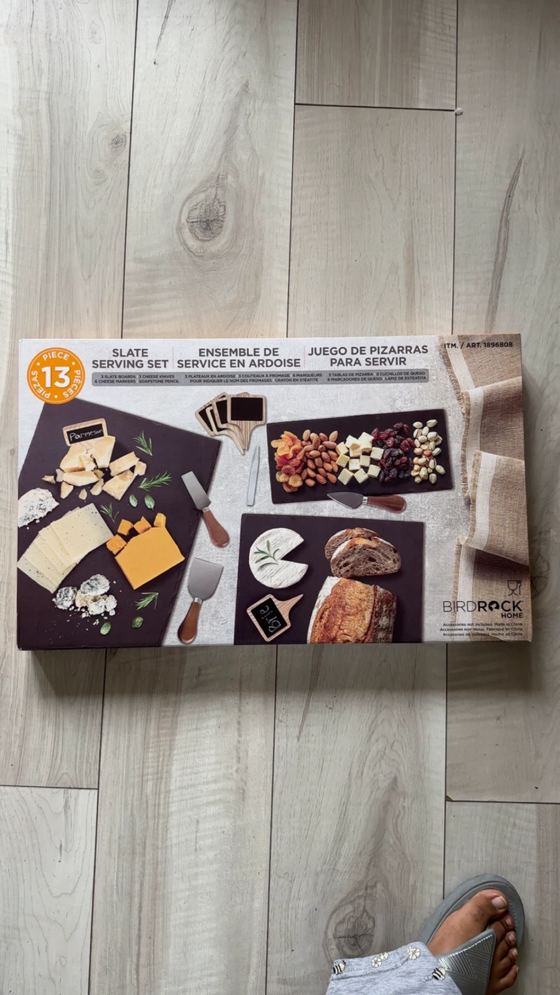 BirdRock Home 13-Piece Slate Serving Set - NEW!