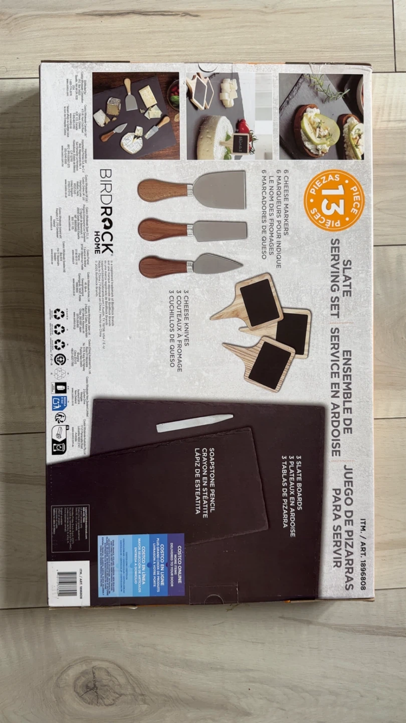 BirdRock Home 13-Piece Slate Serving Set - NEW! - photo 4
