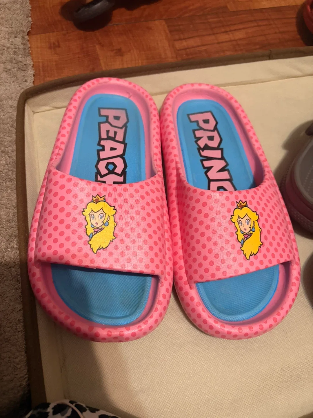 Princess Peach Pink Slides - Size 7 thumbnail