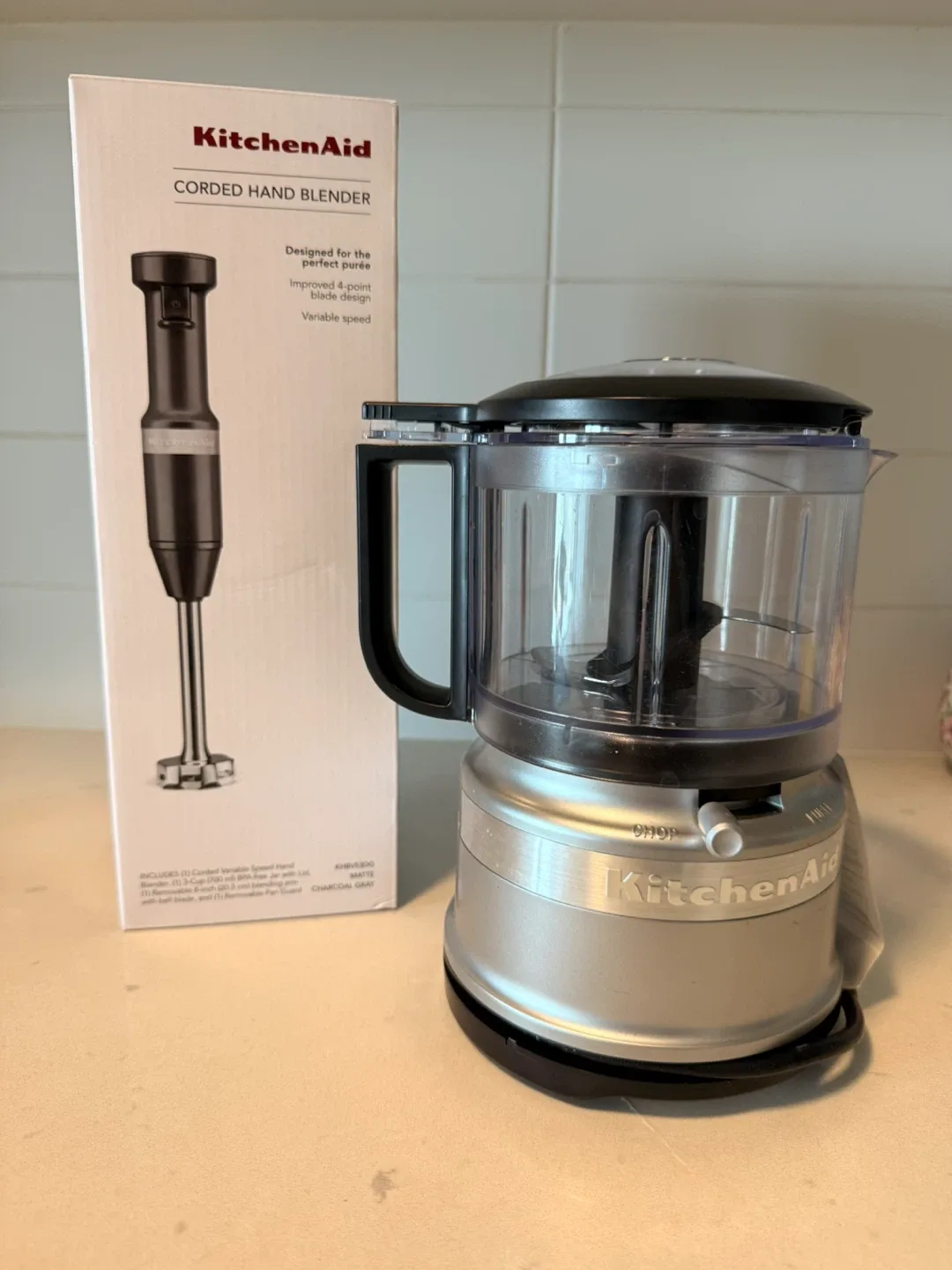 KitchenAid Corded Hand Blender & Food processor