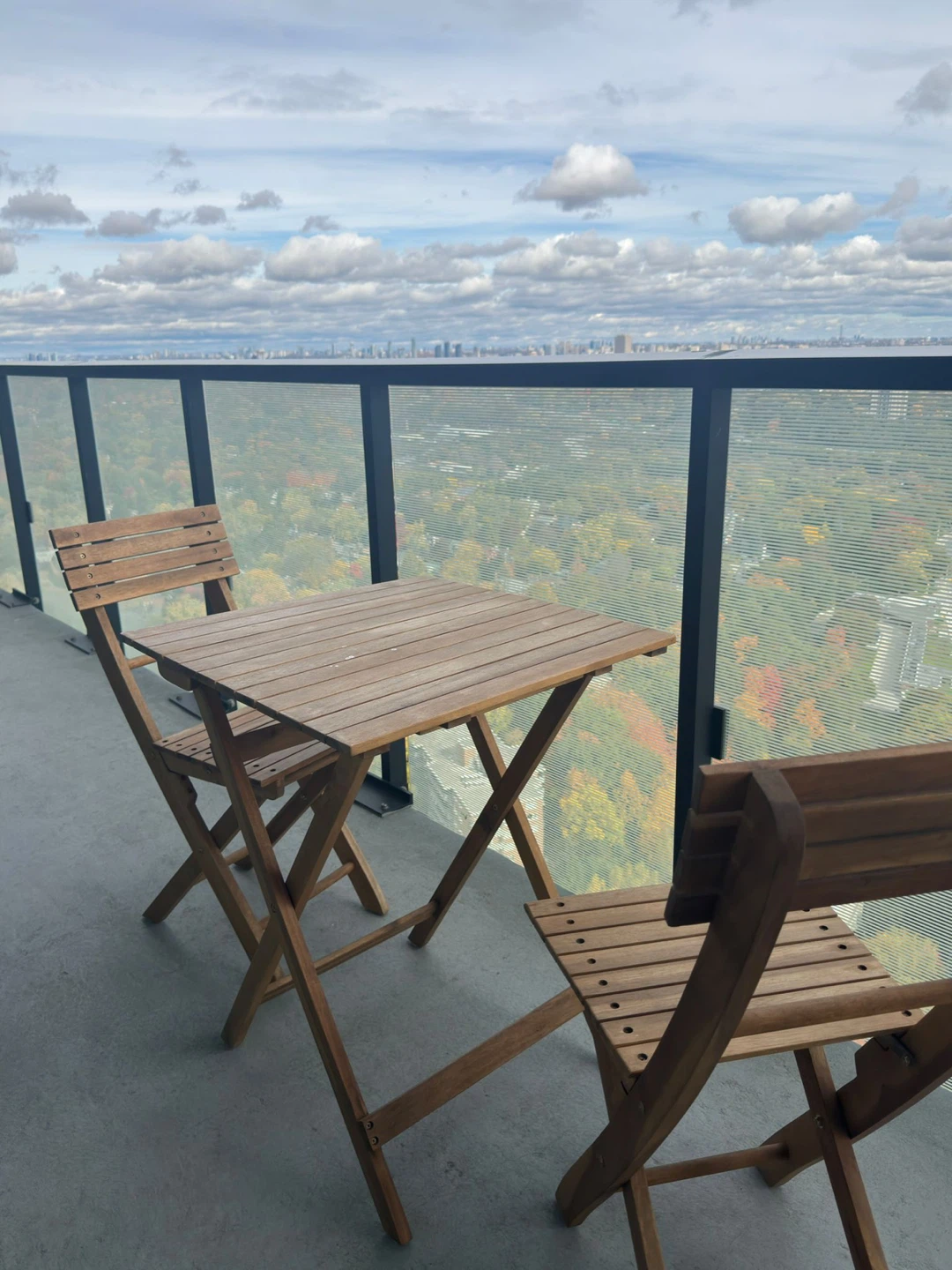 Outdoor Folding Table & Chairs Set
