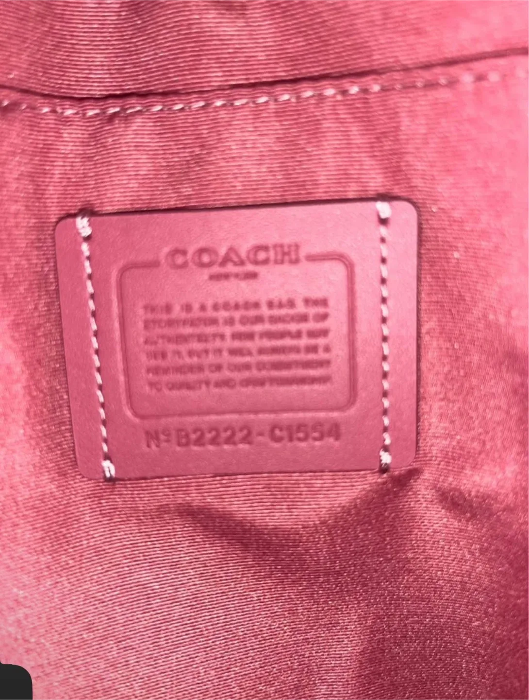 Coach Pink Crossbody Bag image indicator(4)