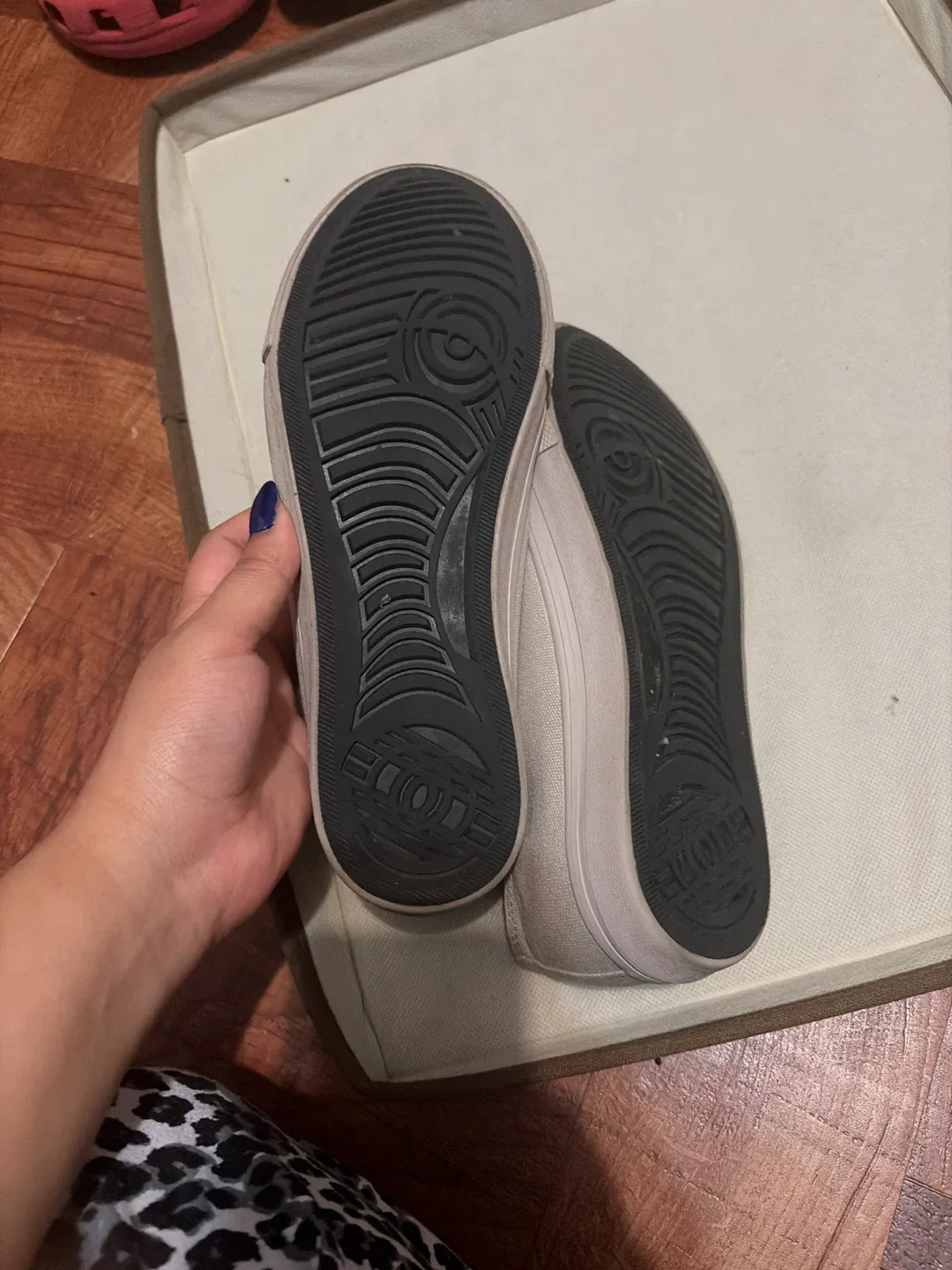 Women's Beige Canvas Sneakers from MUJI USA Japan image indicator(5)