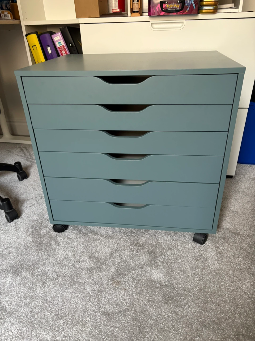 IKEA Alex Drawer Unit on Casters - Green