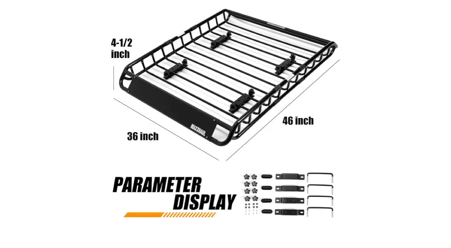 MaxxHaul Roof Rack Rooftop Cargo Carrier - photo 2