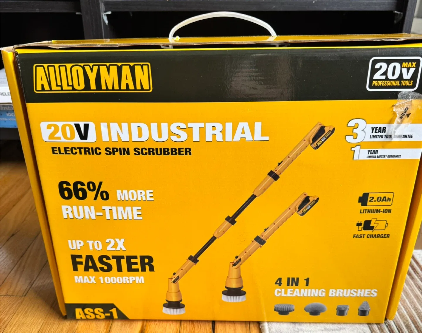Alloyman 20V Industrial Electric Spin Scrubber - New thumbnail
