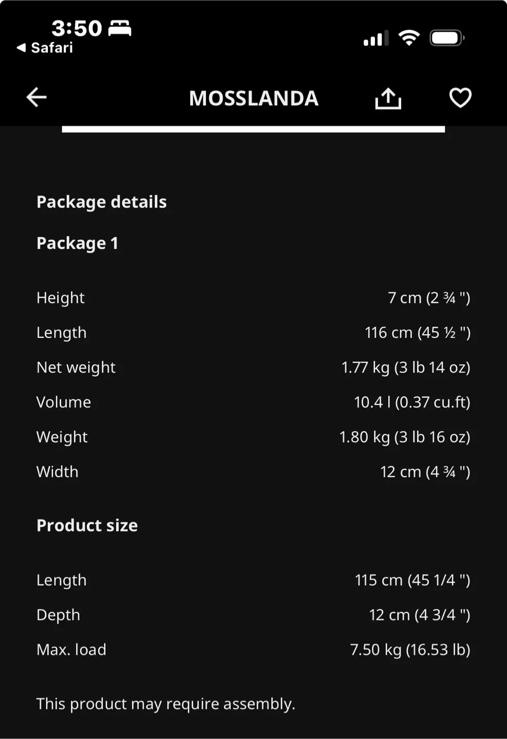 IKEA Mosslanda Picture Ledge - White x4 image indicator(3)