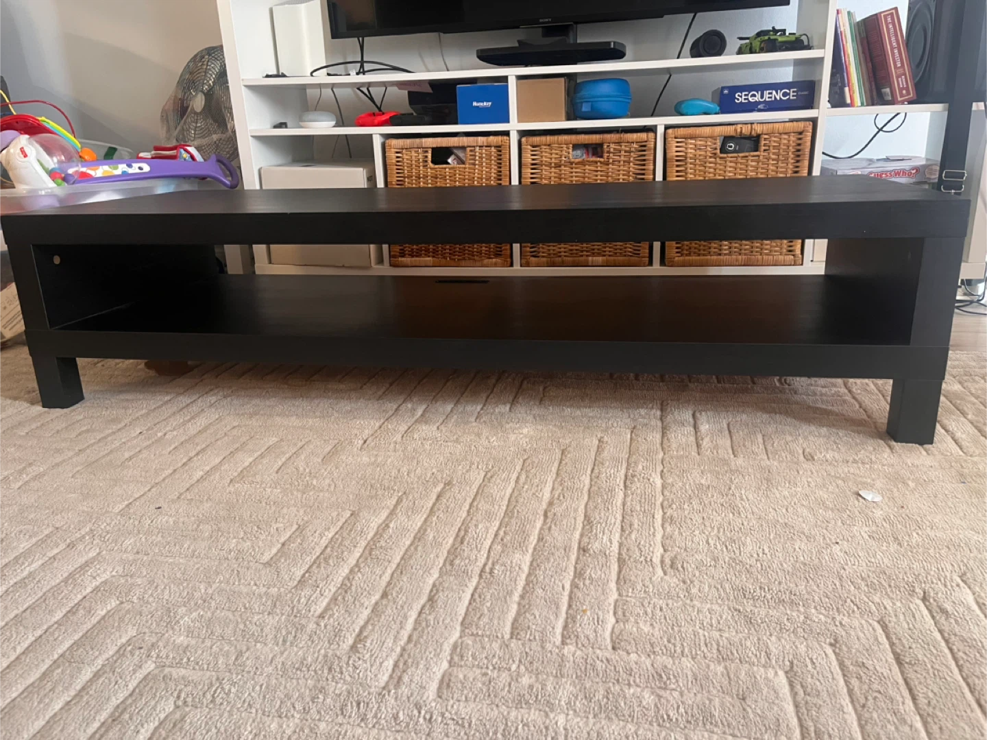 Black TV Stand/Coffee Table