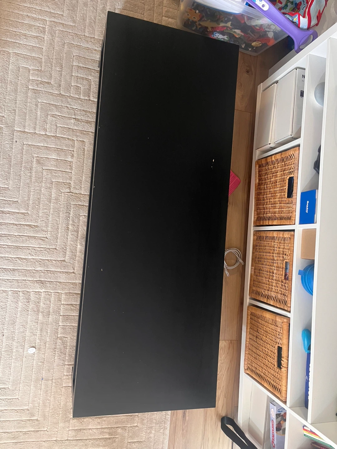Black TV Stand/Coffee Table - photo 3