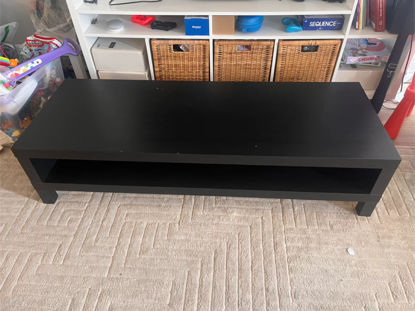 Black TV Stand/Coffee Table - photo 5