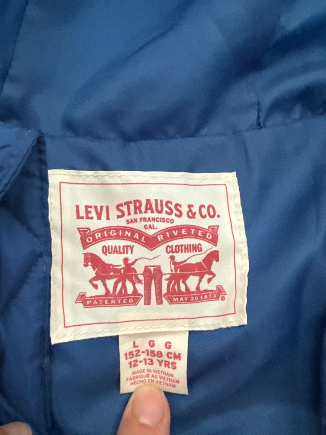 Levi's Puffer Jacket - Size L (12-13 yrs) - photo 2