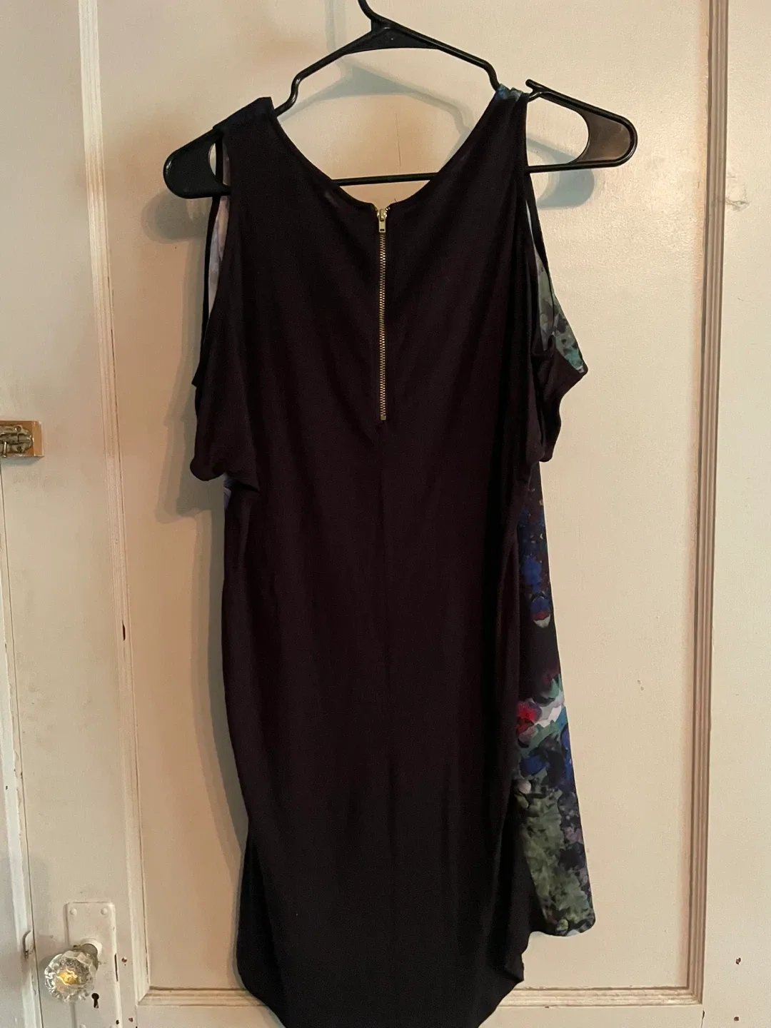 Floral Cold Shoulder dress image indicator(2)