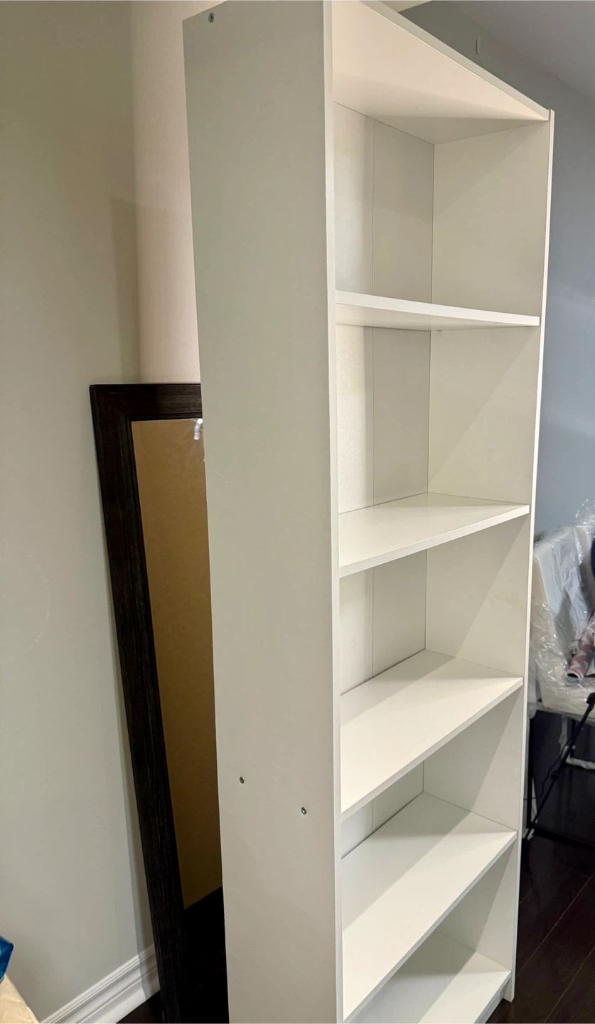 IKEA White Bookcase Shelving Unit - photo 2