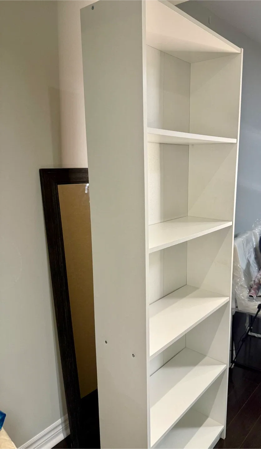 IKEA White Bookcase Shelving Unit image indicator(2)