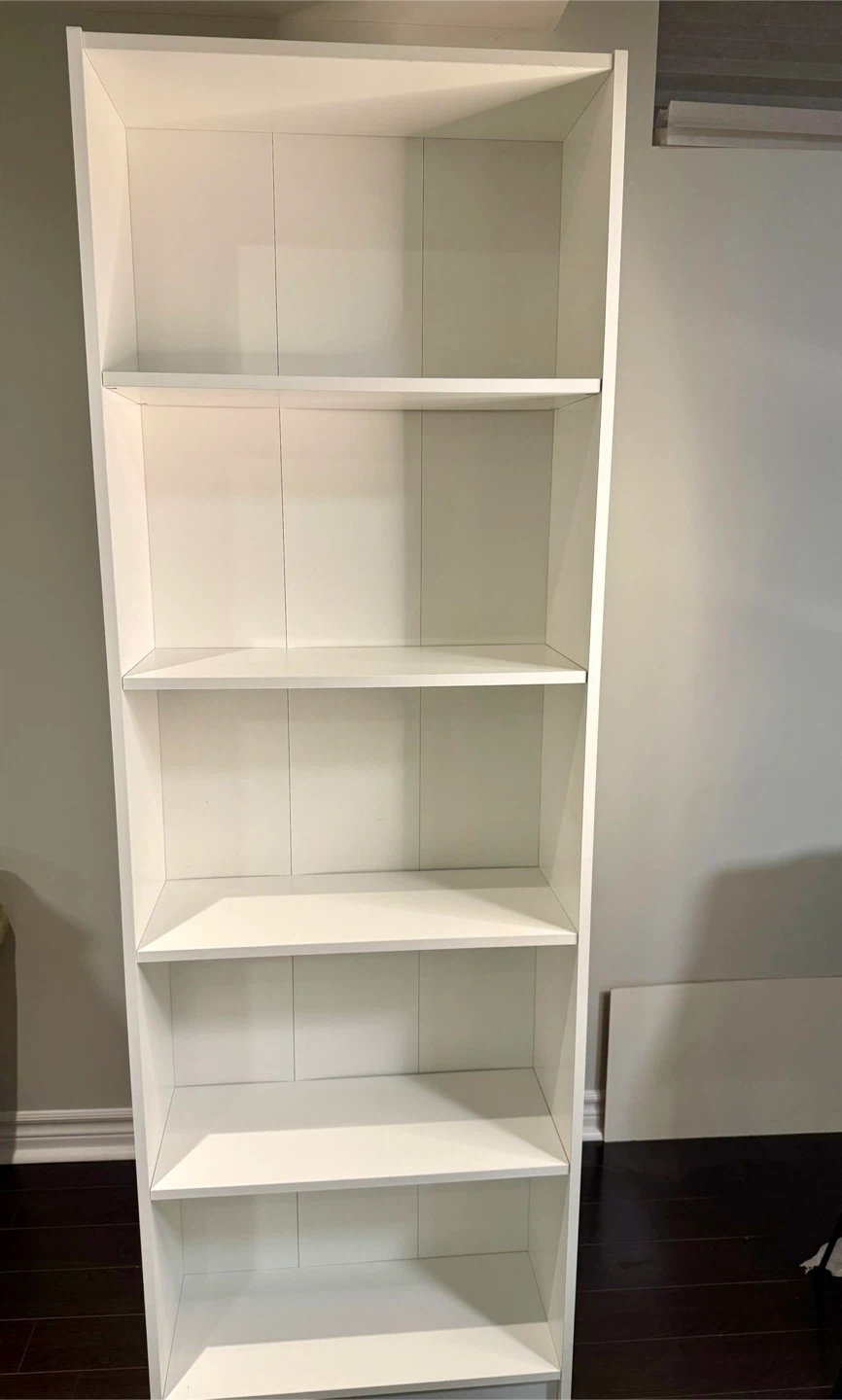 IKEA White Bookcase Shelving Unit