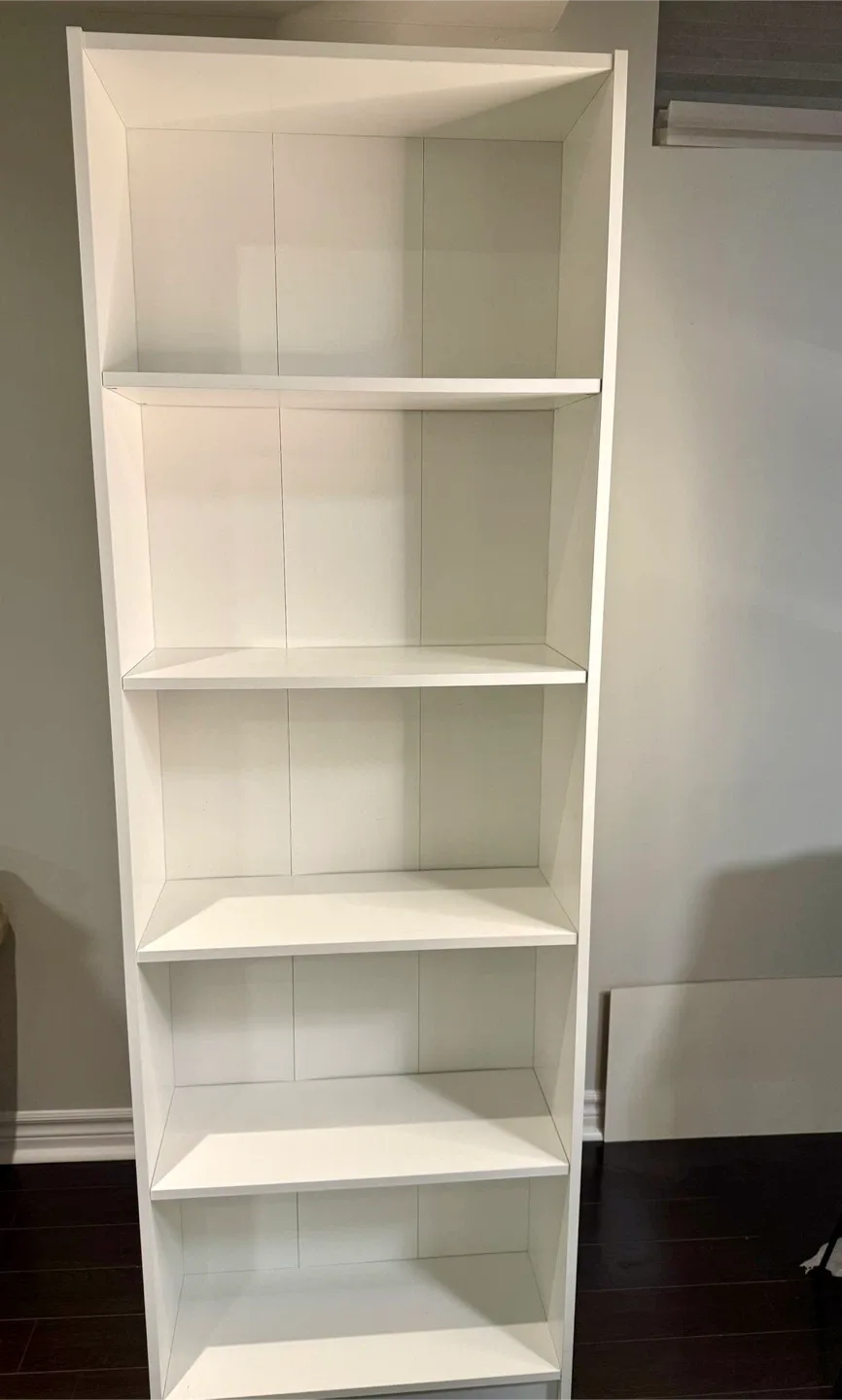 IKEA White Bookcase Shelving Unit
