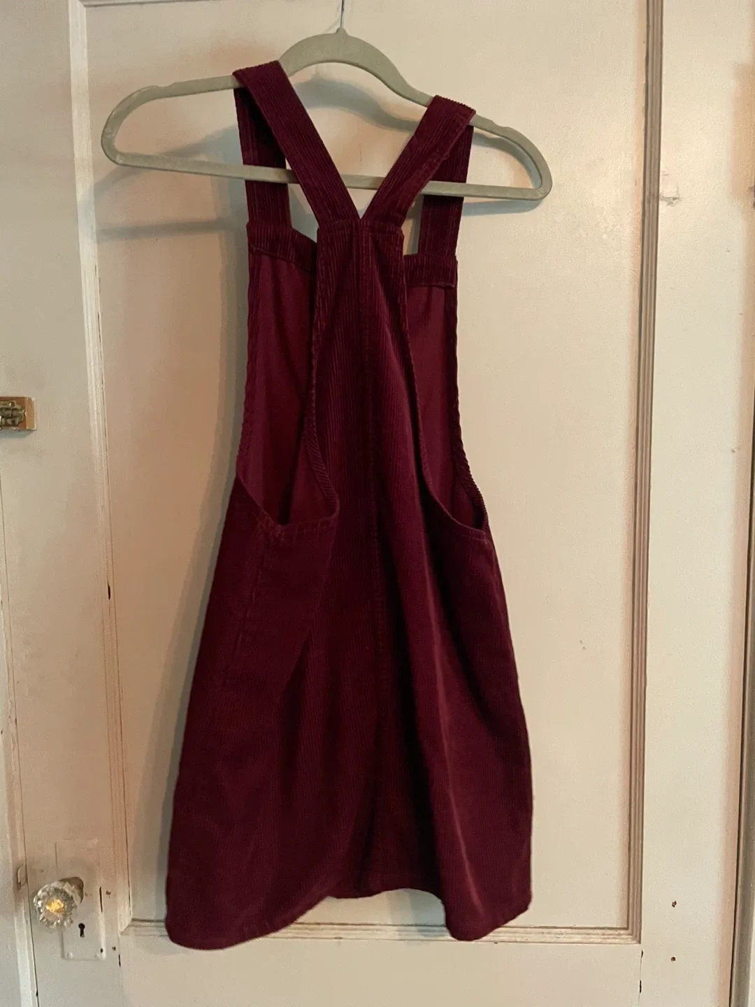 Burgundy Corduroy Dress image indicator(2)