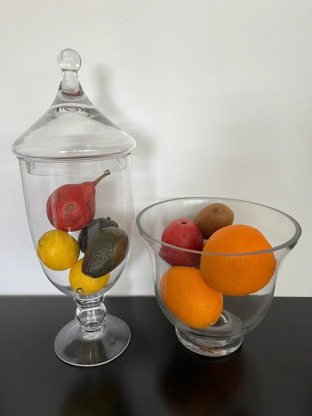 Clear Glass Canister Jar & Bowl Set image indicator(3)