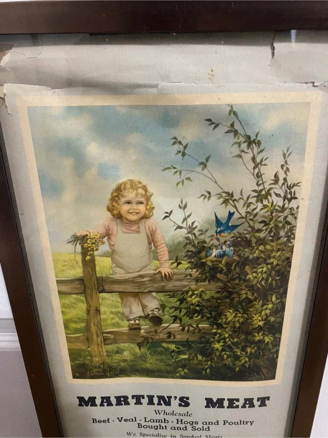 Vintage Martin's Meat Calendar Art image indicator(2)