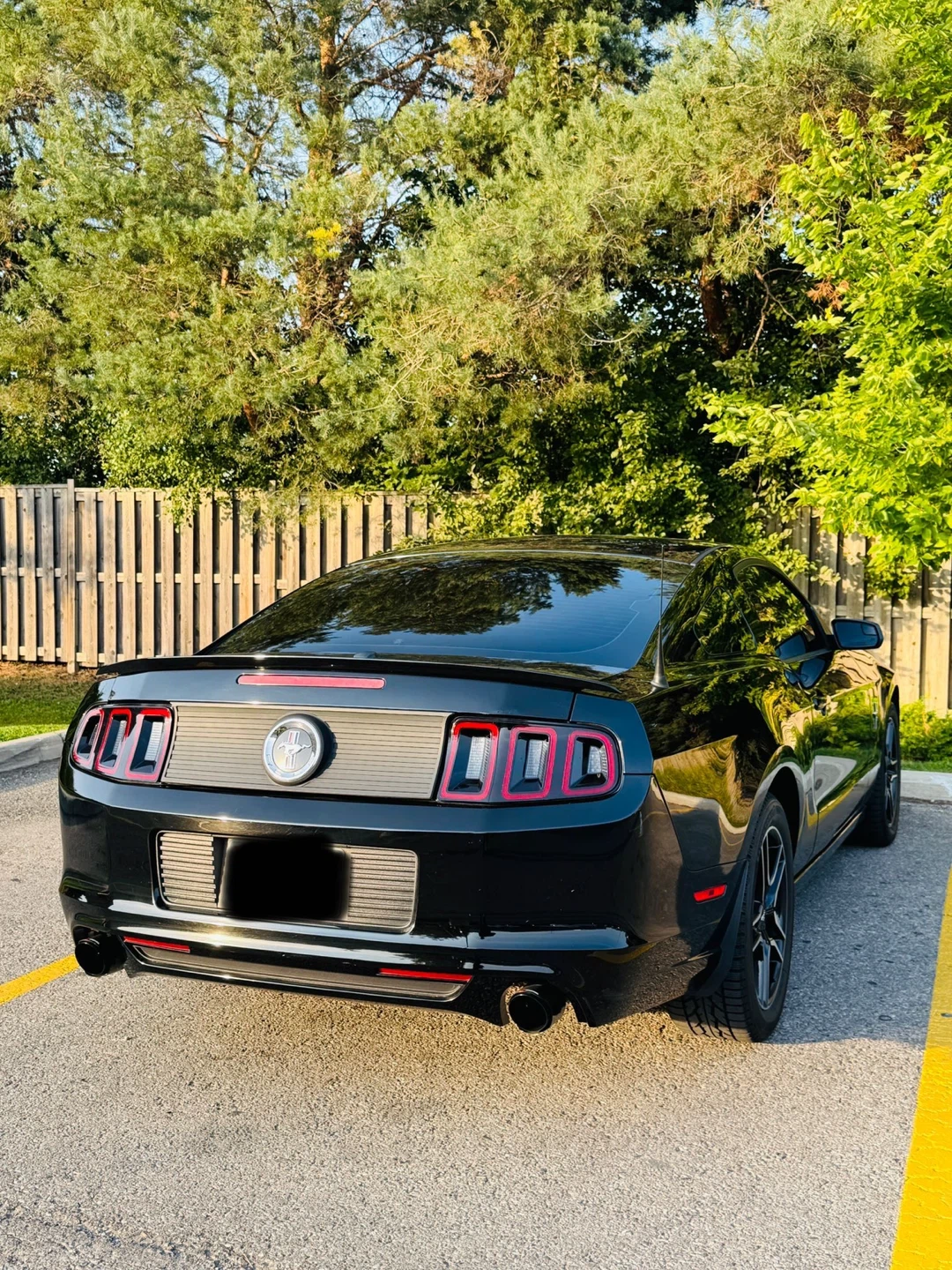 2014 Black Ford Mustang
