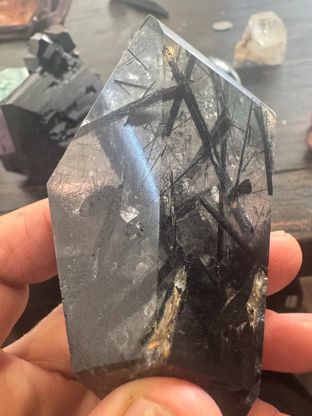 Black Tourmalated Quartz Point image indicator(2)