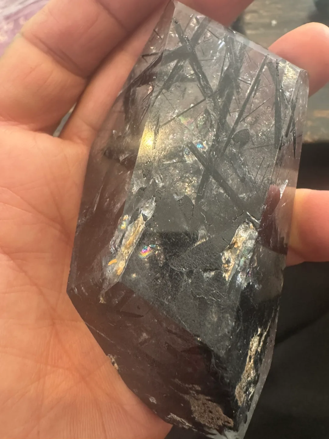 Black Tourmalated Quartz Point image indicator(3)