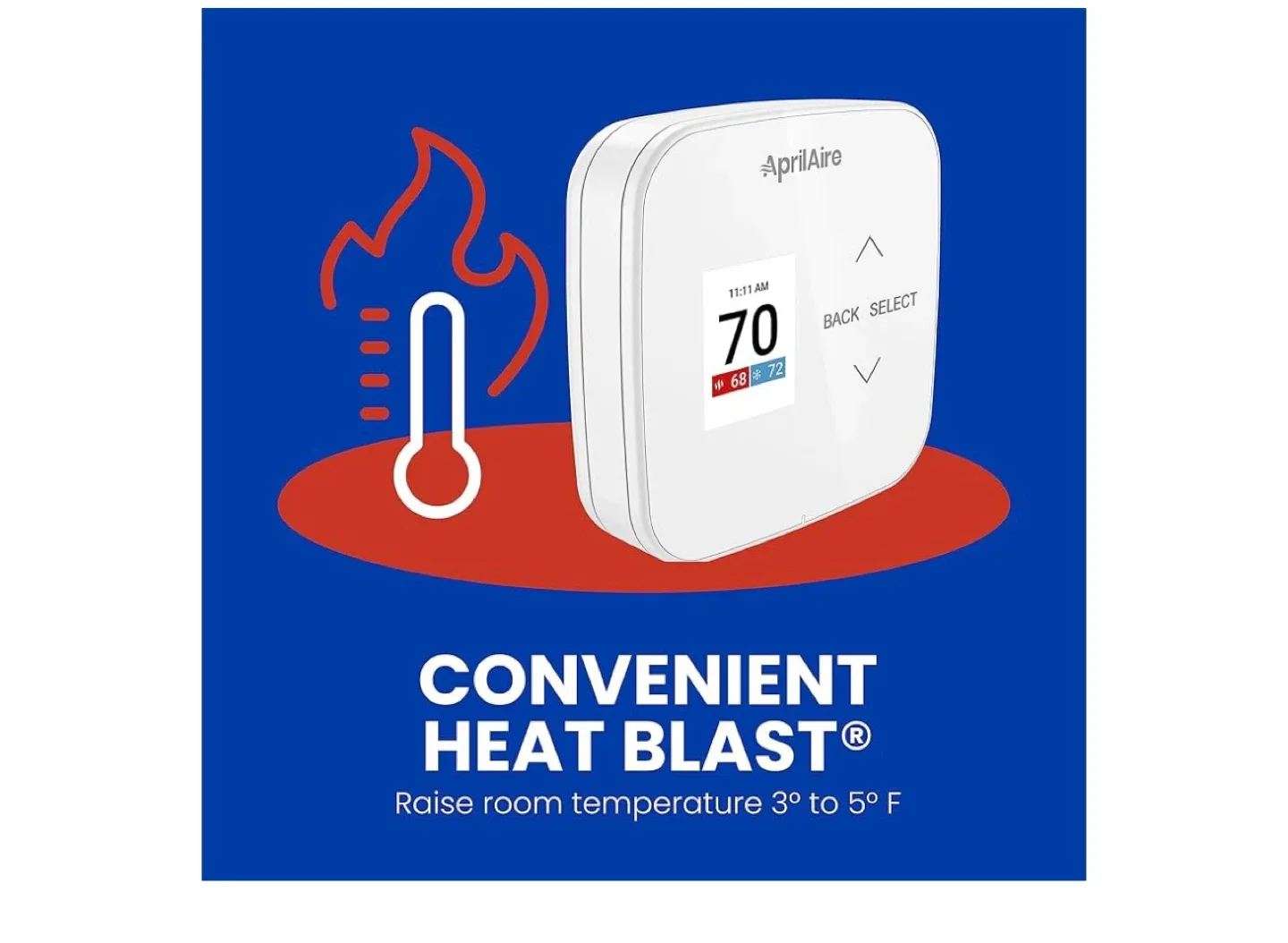 AprilAire Programmable Touchscreen Thermostat image indicator(5)