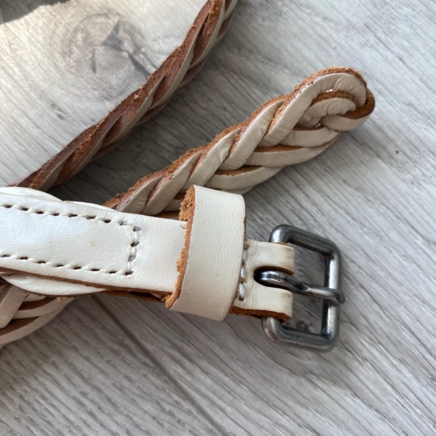Braided Leather Belt (42” Long) image indicator(2)